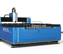 Волоконный лазерный станок для резки металлов Senfeng SF-3015G - 1500 Ватт