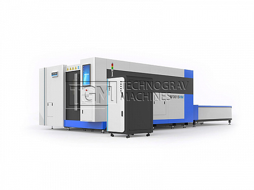 Волоконный лазерный станок для резки металлов Senfeng SF-3015HM - 3300 Ватт.  �4