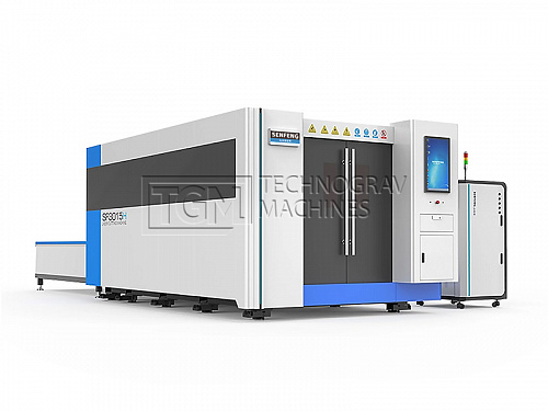 Волоконный лазерный станок для резки металлов Senfeng SF-3015H3 - 6000 Ватт