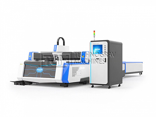 Волоконный лазерный станок для резки металлов Senfeng SF-3015АM - 3300 Ватт.  �4